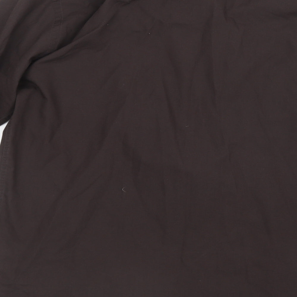 Cedar Wood State Mens Brown Button-Up Size 16