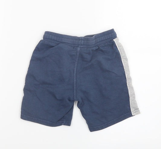 H&M Boys Blue Sweat Shorts Size 7 Years
