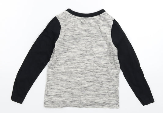 George Boys Grey Basic T-Shirt Size S