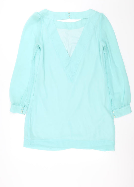 Max C Womens Blue Shift Size 12