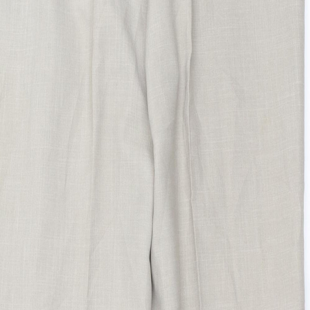 Preworn Womens Beige Trousers Size 18 L30 in