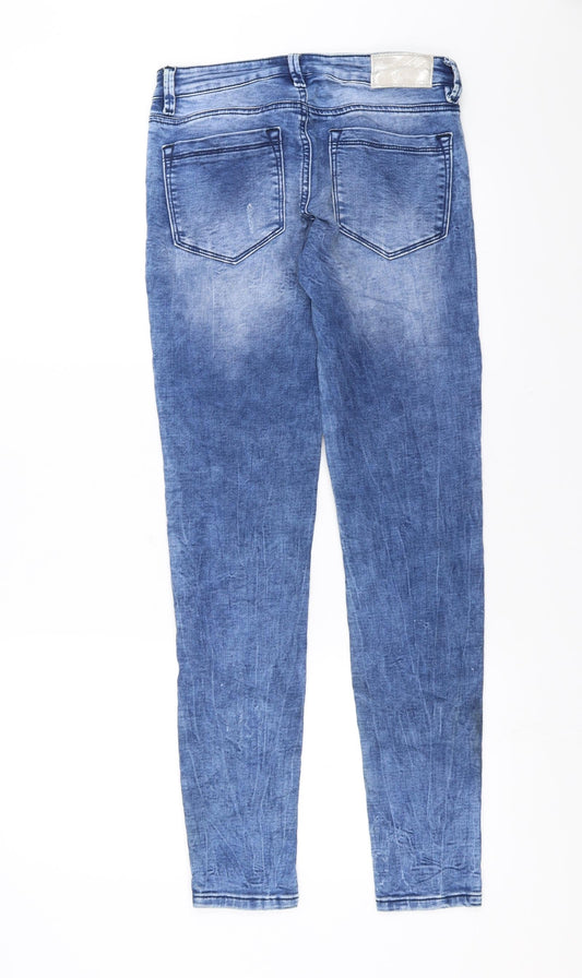 FB Sister Womens Blue Denim Skinny Jeans Size 27 in L30 in