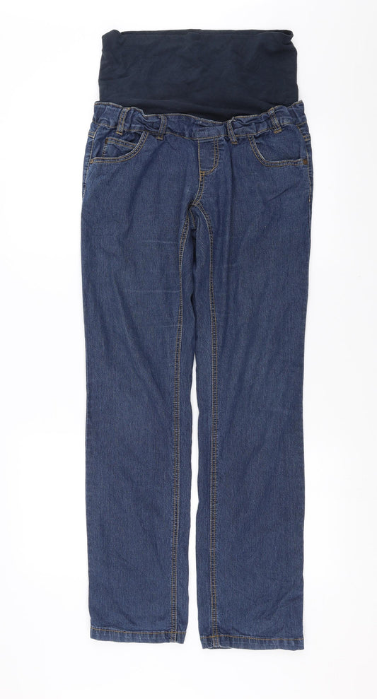 Mamalicious Womens Blue Denim Jegging Jeans Size 32 in L31 in
