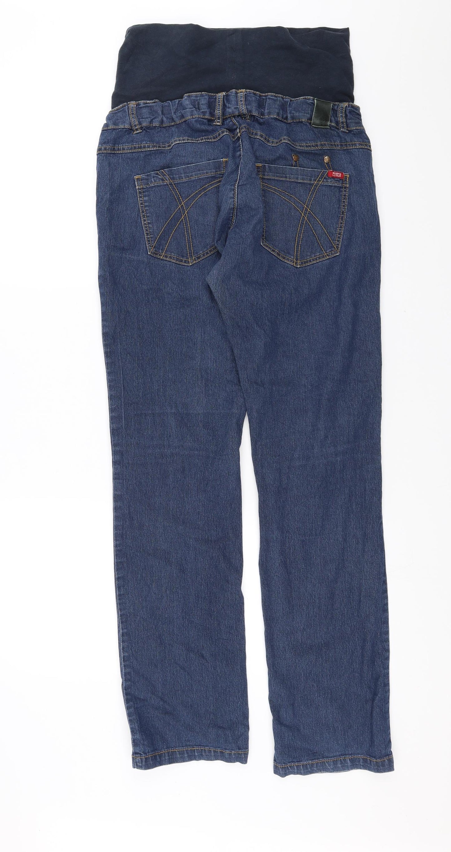 Mamalicious Womens Blue Denim Jegging Jeans Size 32 in L31 in