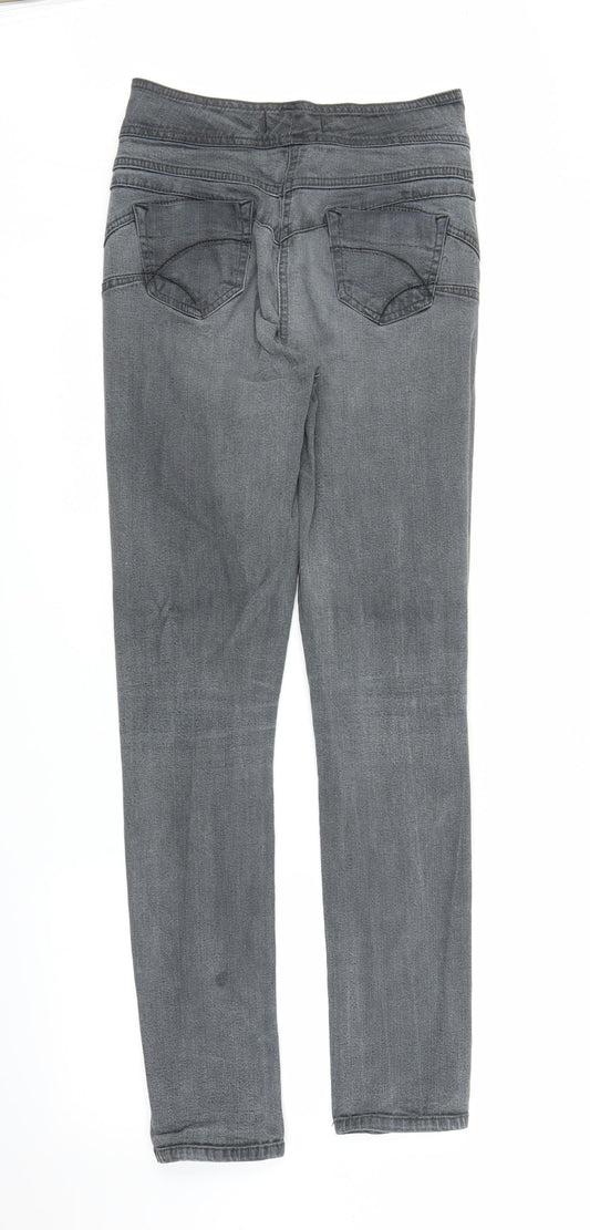 George Womens Grey Denim Skinny Jeans Size 10 L31 in