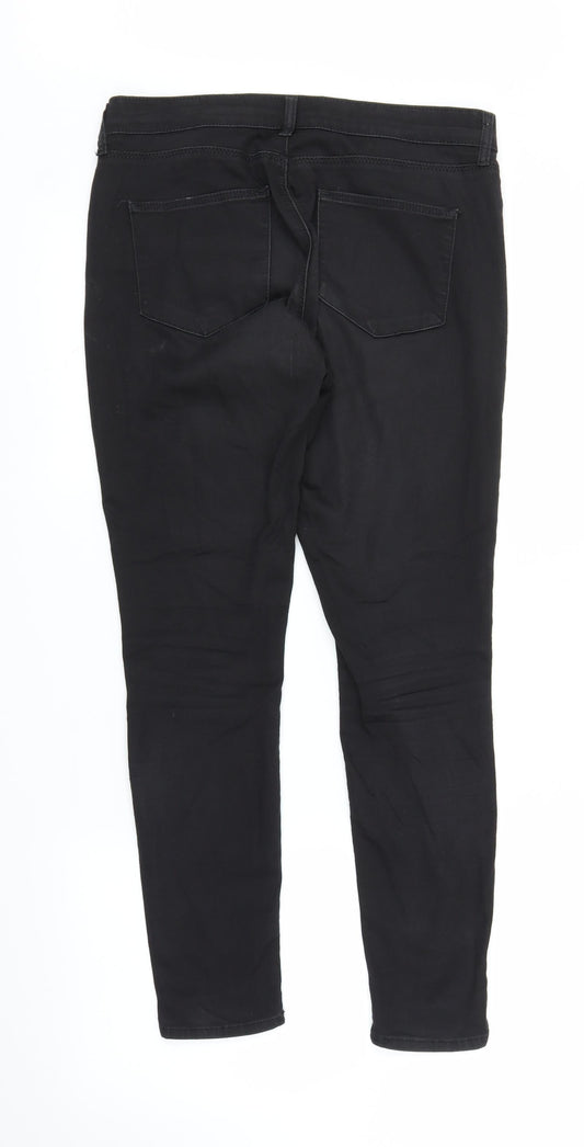 Topshop Womens Black Denim Jegging Jeans Size 30 in L25 in
