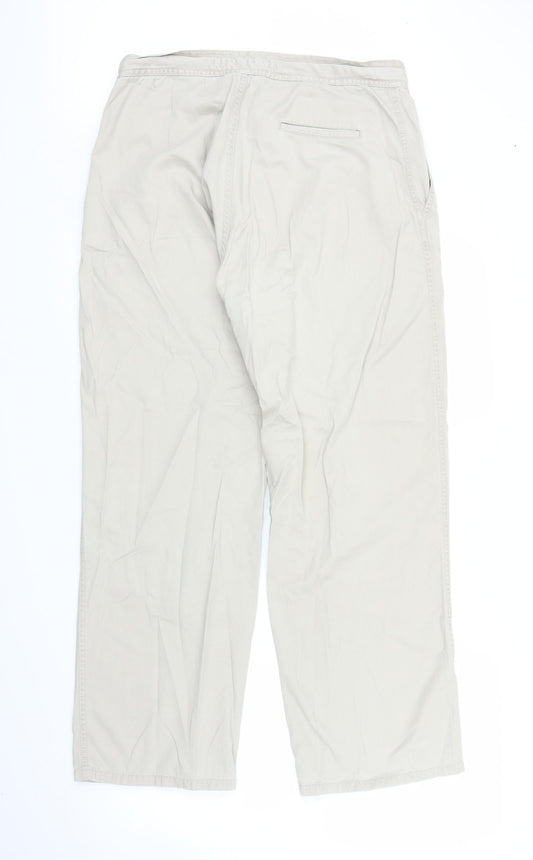 St Bernard Womens Beige Carpenter Trousers Size 16 L28 in