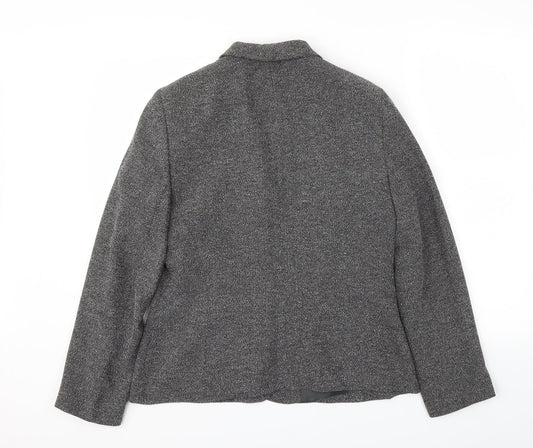 Principles Womens Grey Jacket Blazer Size 14
