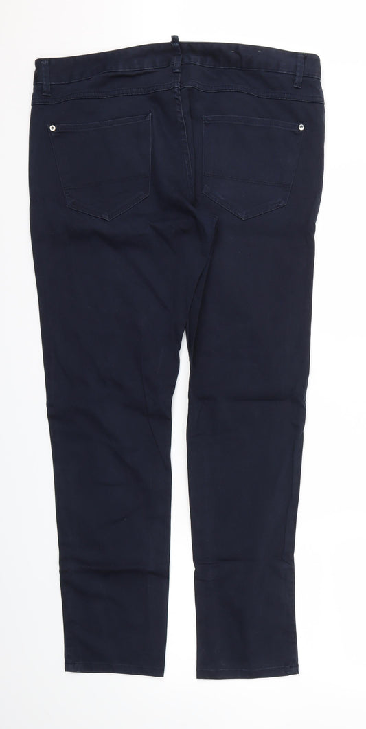 Preworn Womens Blue Skinny Jeans Size 36 L28 in
