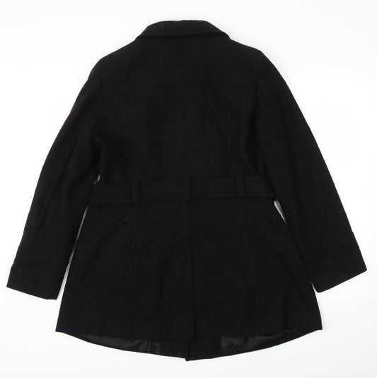 Dorthey Perkins Womens Black Jacket Coat Size 14