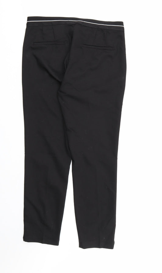 Lefties Womens Black Rayon Dress Pants Trousers Size L L26 in