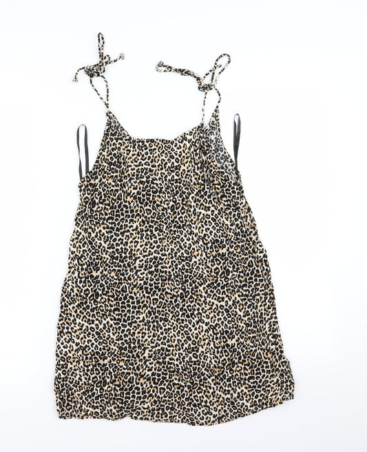 Motel Womens Multicoloured Animal Print Camisole Tank Size XS