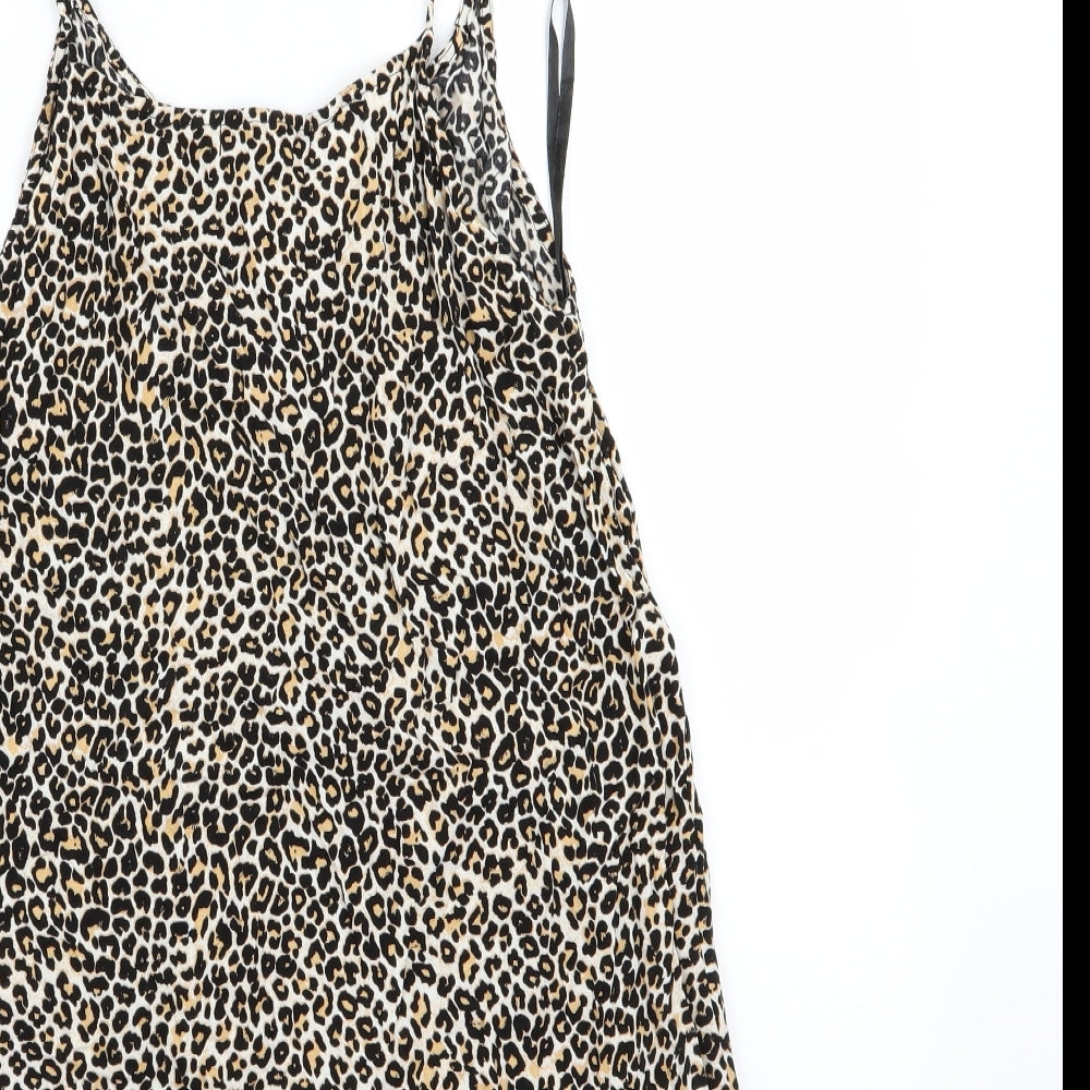 Motel Womens Multicoloured Animal Print Camisole Tank Size XS