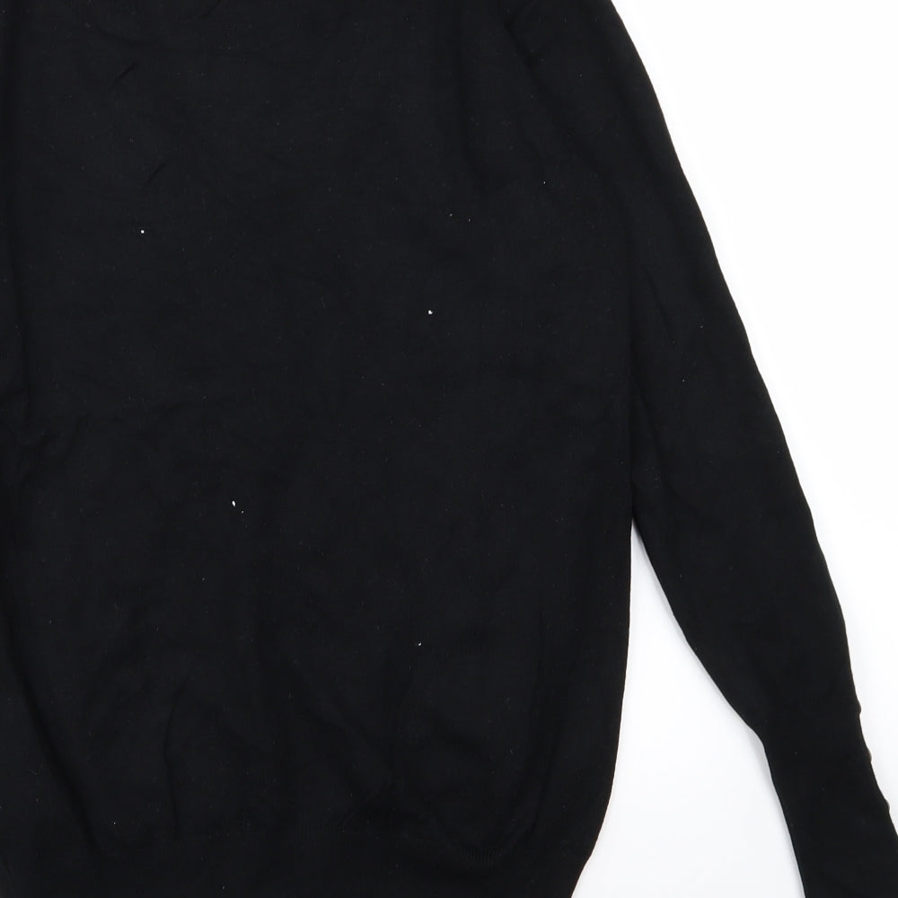Papaya Womens Black Pullover Jumper Size 12
