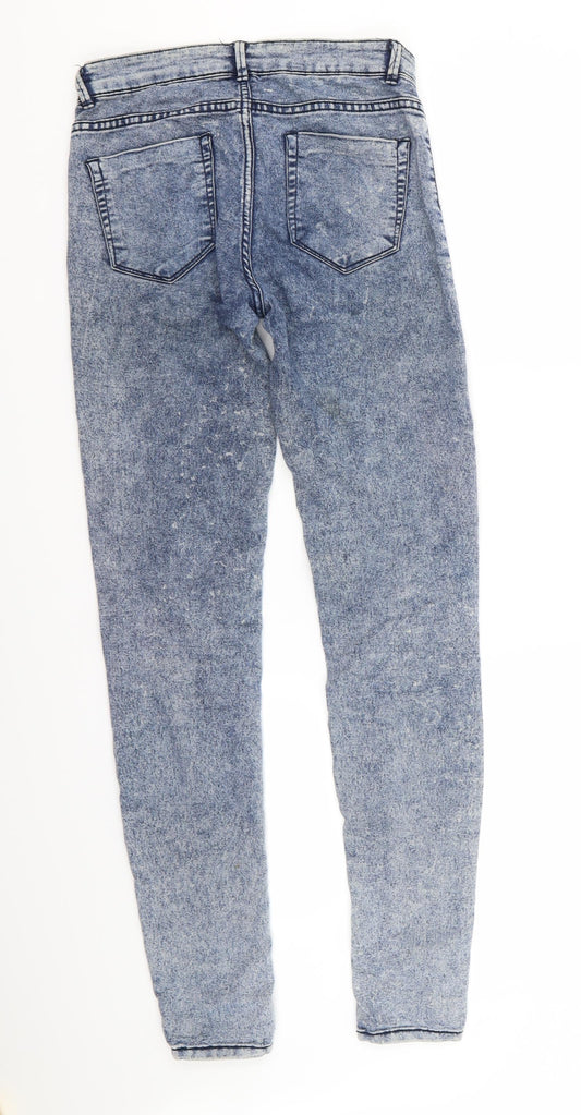 Zara Womens Blue Jegging Leggings Size 6 L31 in
