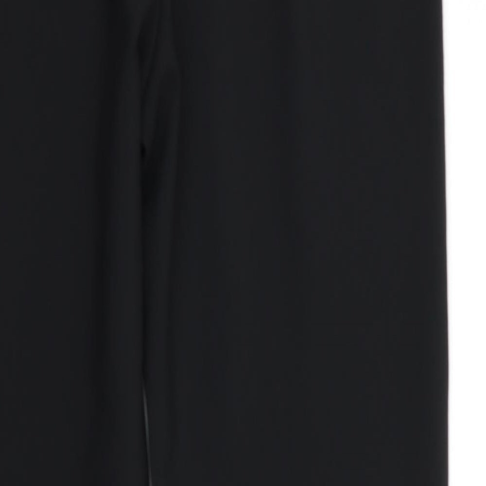 M&S Womens Black Trousers Size 12 L29 in