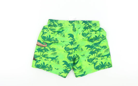 H&M Boys Green Bermuda Shorts Size 2-3 Years - Jurassic Park