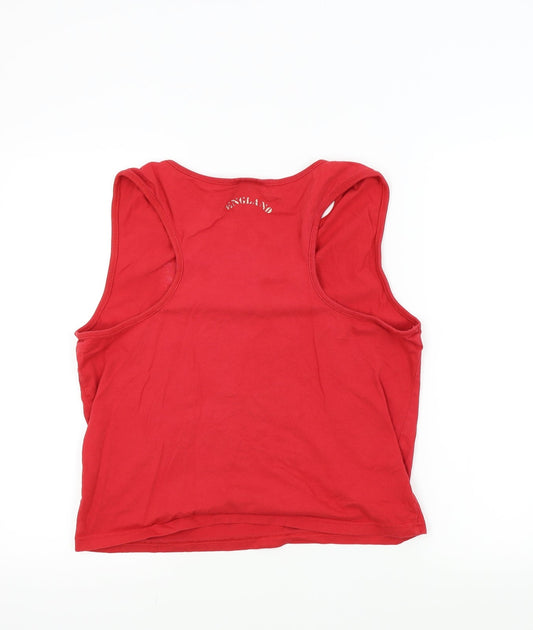 England Mens Red Colourblock   T-Shirt Size 18  - ENGLAND