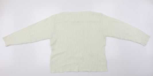 Editions Womens Ivory Pullover Jumper Size XL