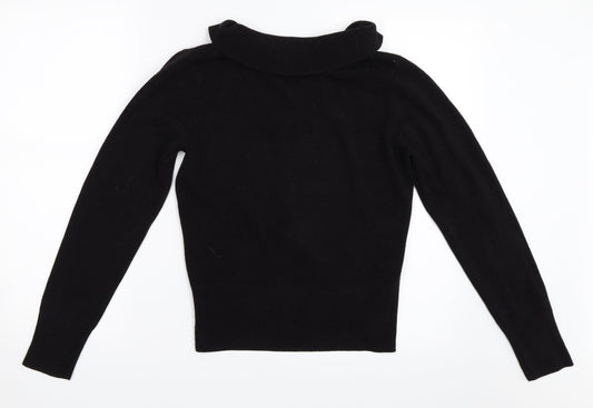 BHS Womens Black Cardigan Jumper Size 12