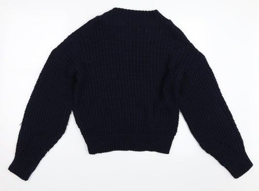 In the Style Womens Blue Pullover Jumper Size 6