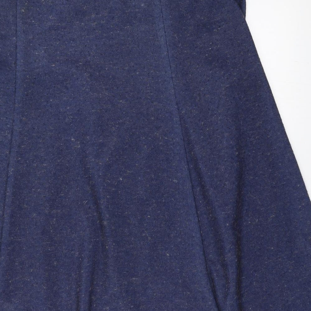 Heather Valley Womens Blue Flare Skirt Size 14