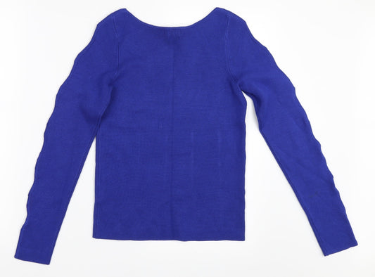 River Island Womens Blue Pullover Jumper Size 6
