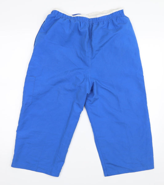 Bulldozer Mens Blue Cropped Trousers Size M