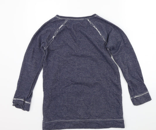 NEXT Girls Blue Rayon Pullover Jumper Size 12 Years