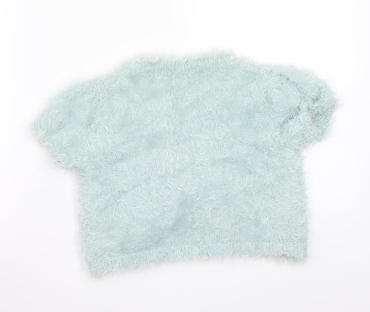 NEXT Girls Blue Cardigan Jumper Size 10 Years