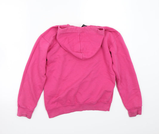 Point Sportswear Girls Pink Rayon Pullover Hoodie Size S