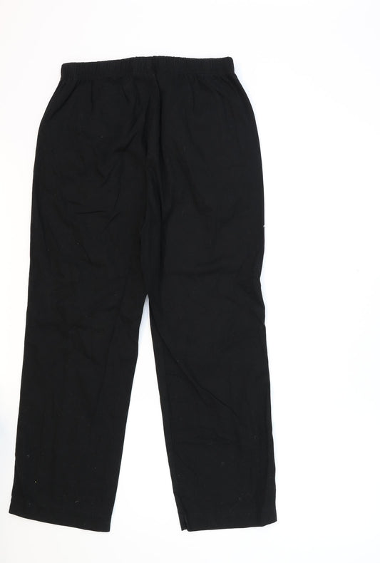 Signature Womens Blue Trousers Size L L27 in