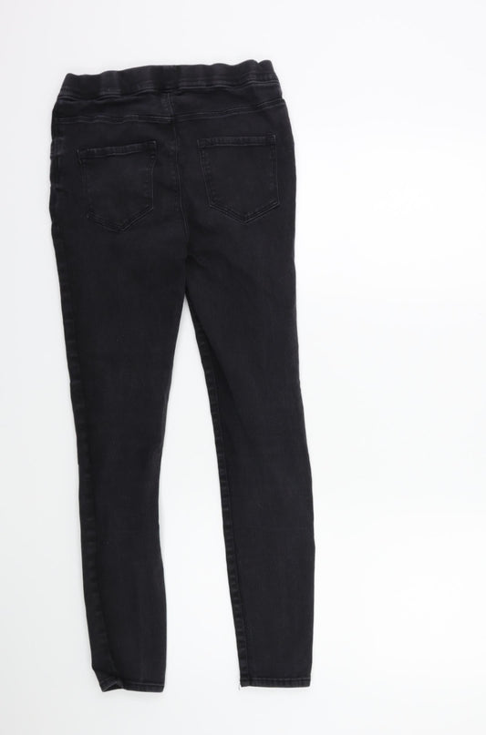 George Womens Black Denim Jegging Jeans Size 10 L26 in