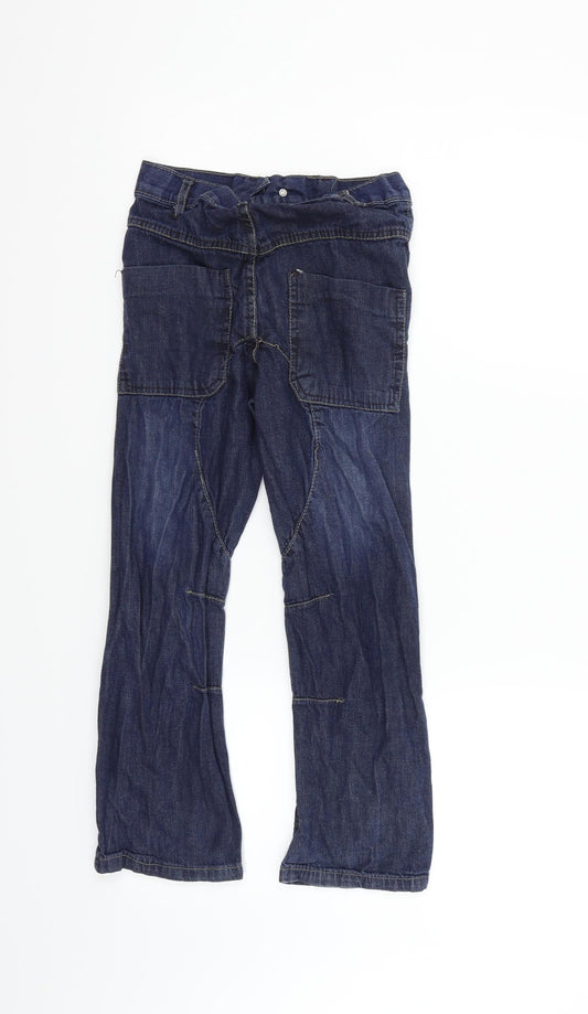 Galvanzie Girls Blue Straight Jeans Size 7-8 Years