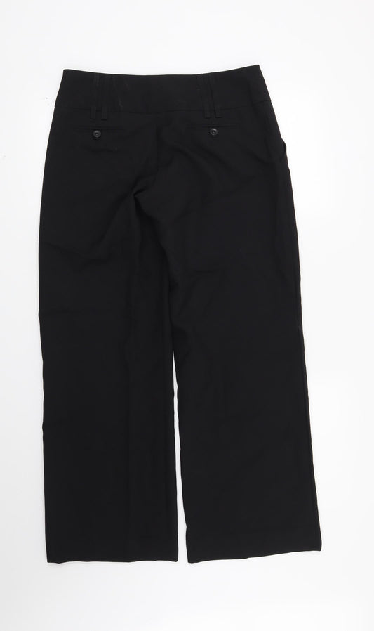 MK One Womens Black Trousers Size 10 L30 in