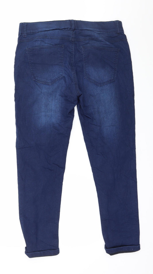 Preworn Womens Blue Denim Jegging Jeans Size XL L28 in