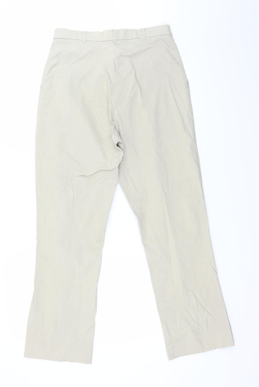 b.young Womens Beige Trousers Size 14 L27 in
