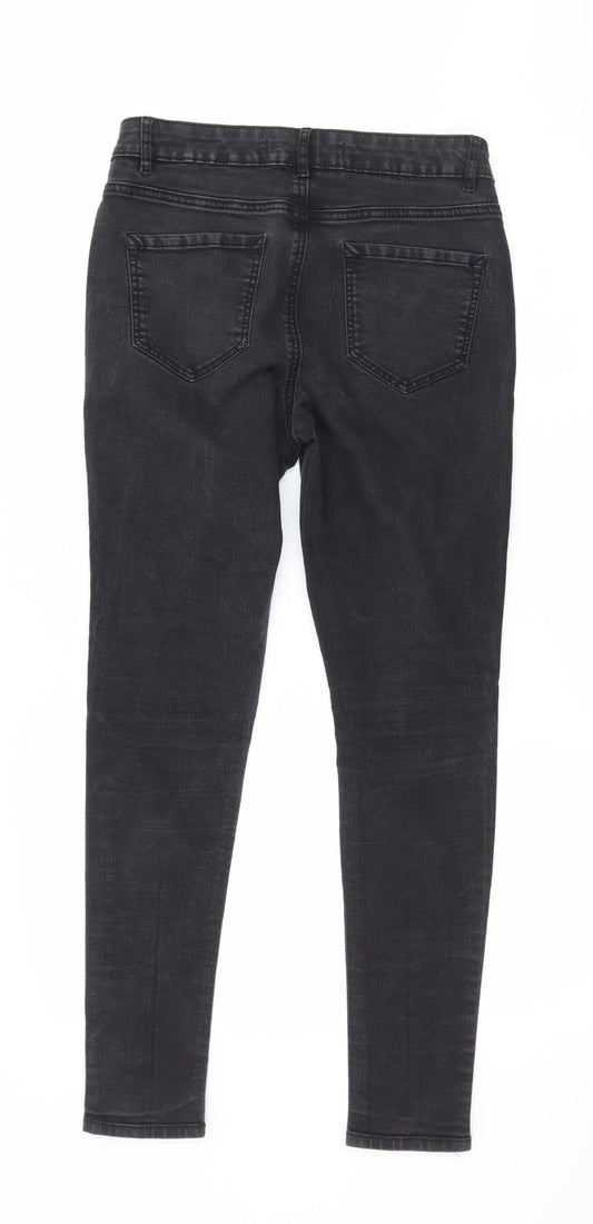 George Womens Grey Denim Skinny Jeans Size 10 L27 in