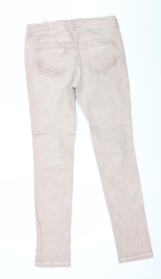 Booty Needs Womens Pink Denim Skinny Jeans Size 8 L31 in