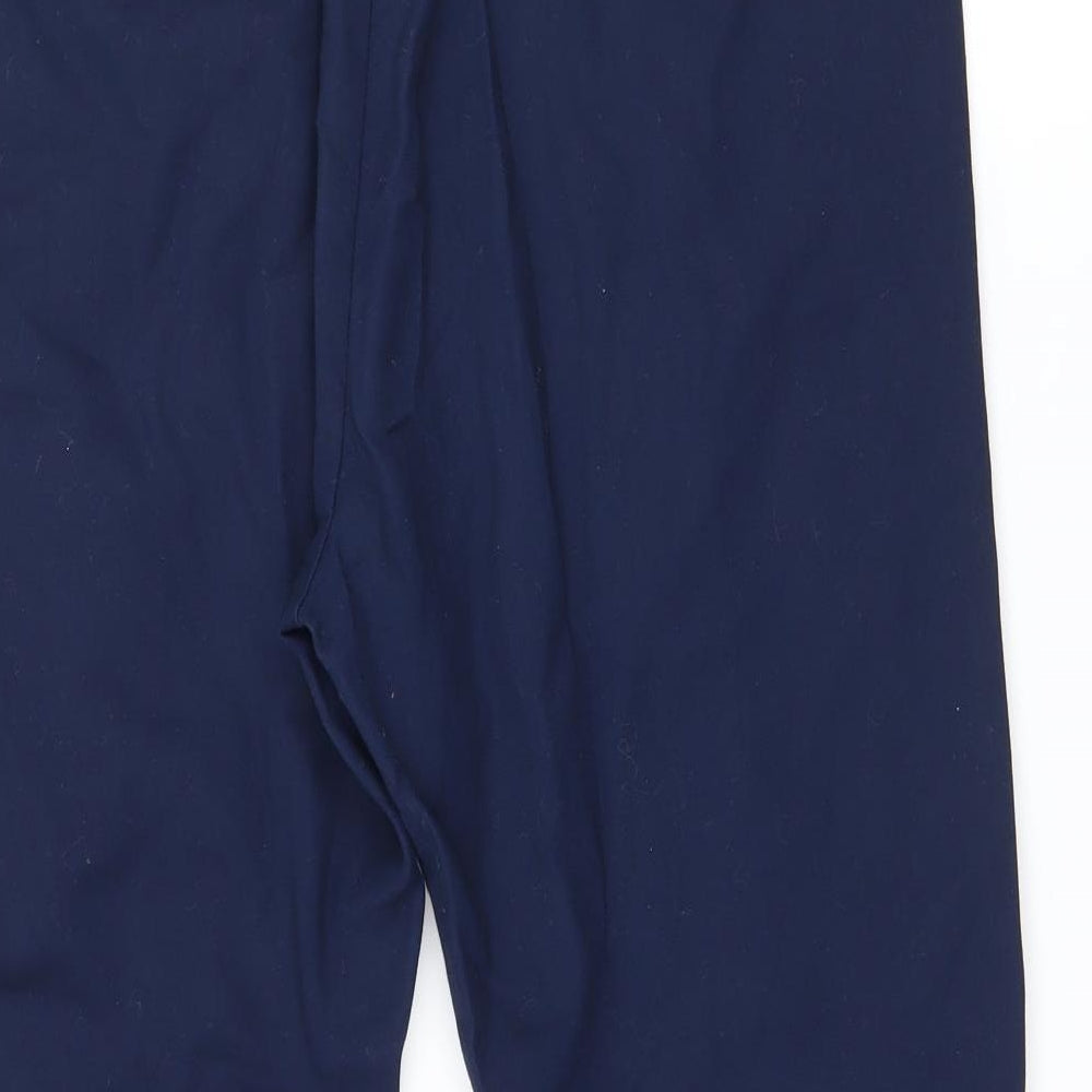 Marks and Spencer Womens Blue Trousers Size 12 L22 in