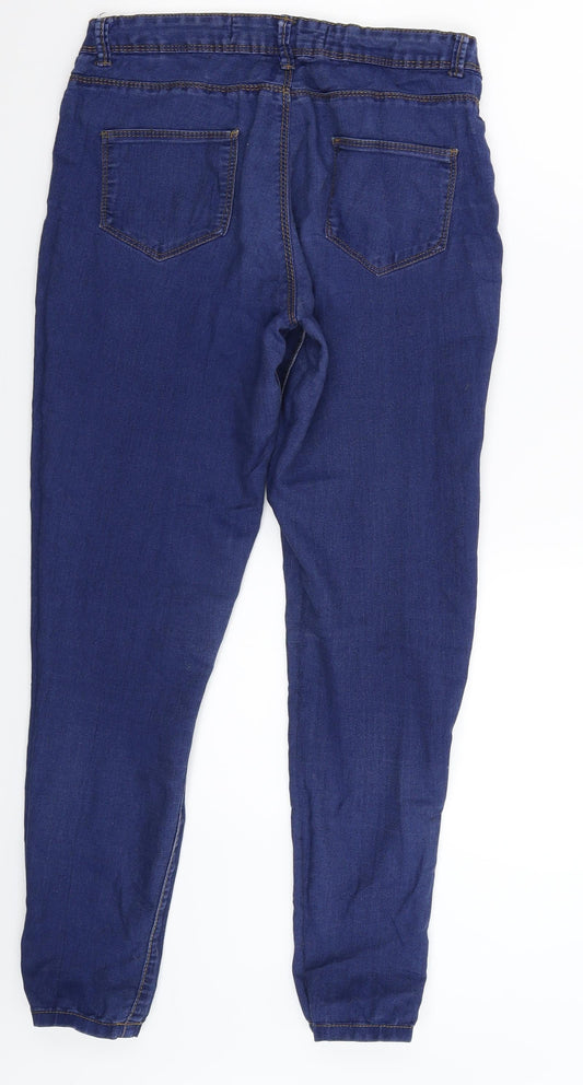 Denim Co Womens Blue Denim Jegging Jeans Size 10 L27 in