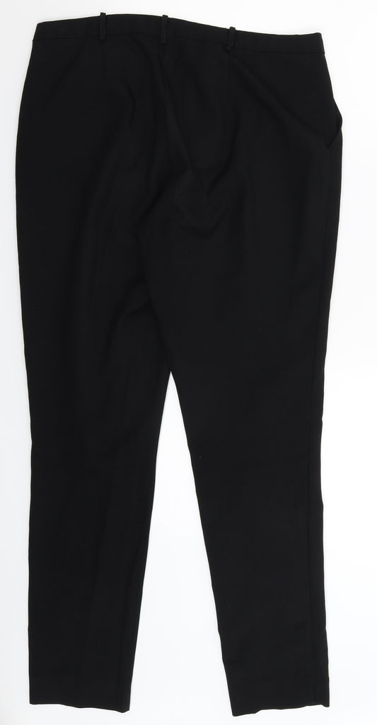 New Look Womens Black Trousers Size 12 L29 in