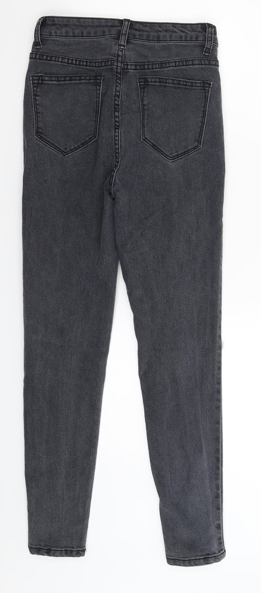 Momokrom Womens Grey Denim Jegging Jeans Size S L25 in