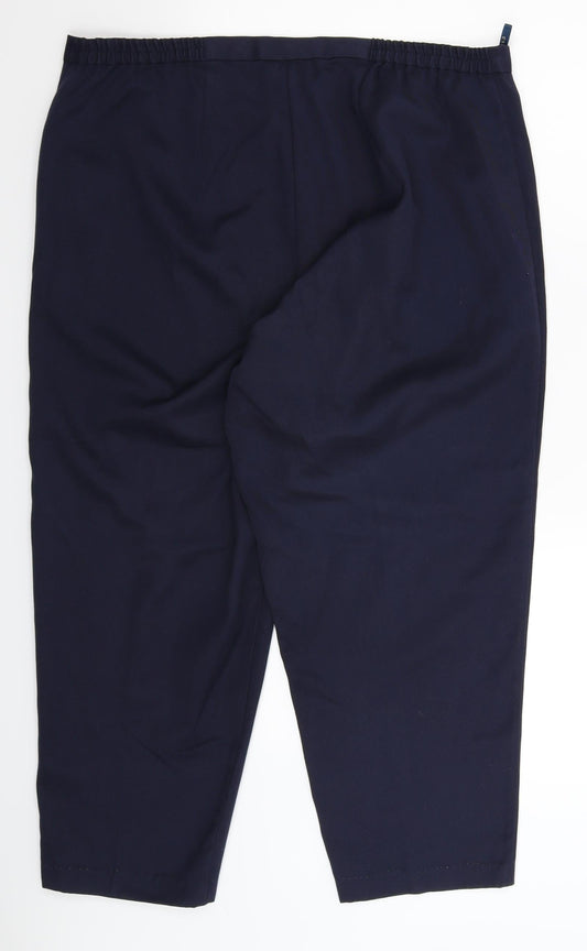 essence Womens Blue Trousers Size 36 in L25 in