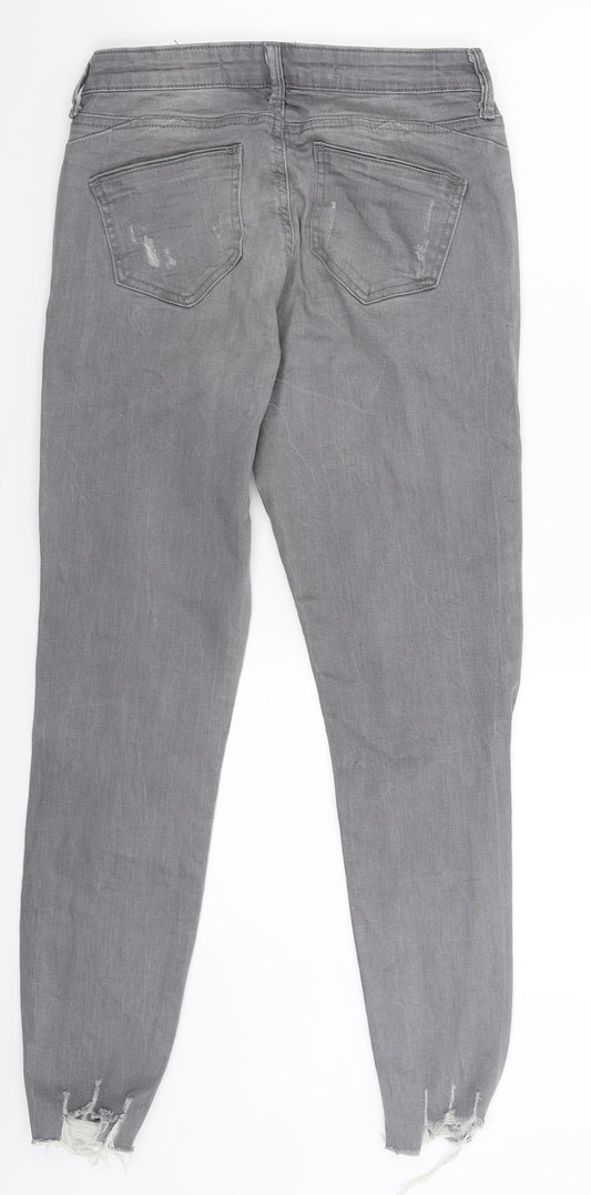 Denim Co Womens Grey Denim Jegging Jeans Size 10 L27 in