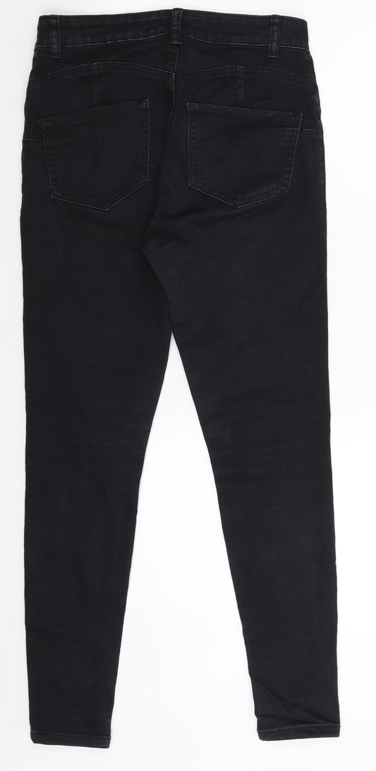 Denim Co Womens Black Denim Skinny Jeans Size 10 L28 in