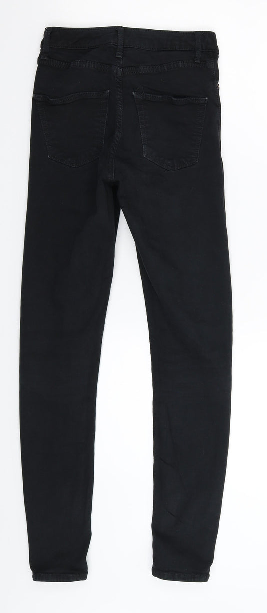Topshop Womens Black Denim Jegging Jeans Size 26 in L27 in