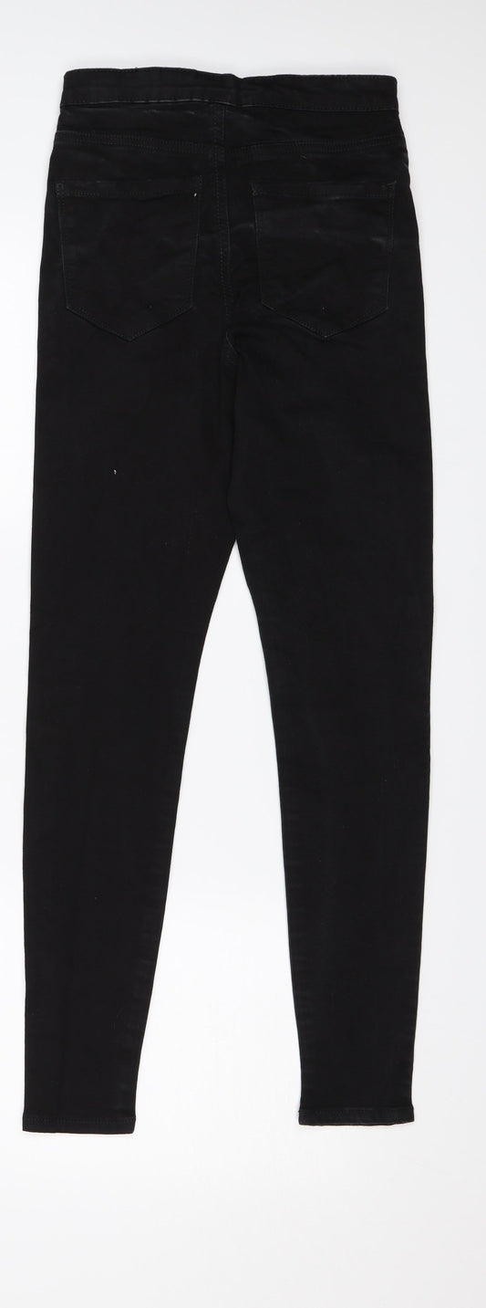 Denim & Co. Womens Black Denim Skinny Jeans Size 6 L27 in