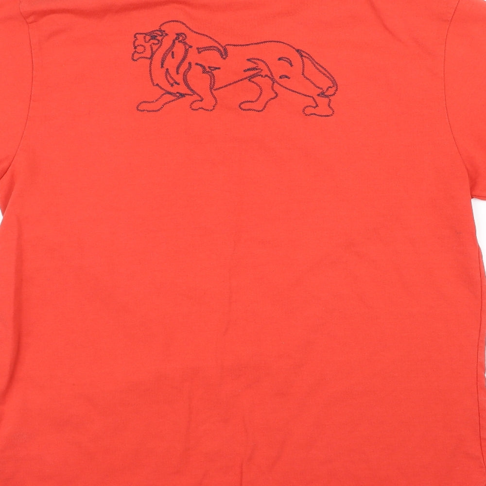 Lonsdale Mens Red Polo Size L