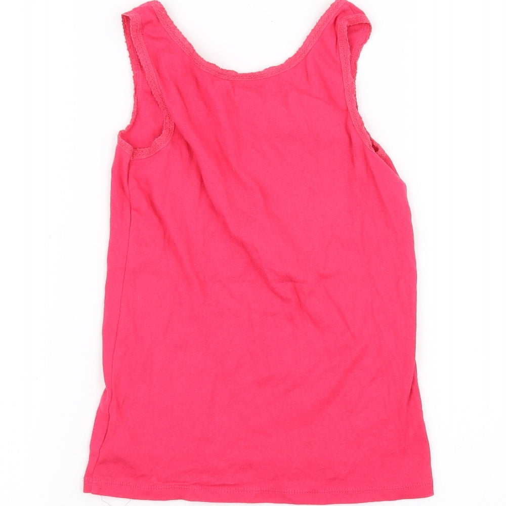 Gap Girls Pink Basic Tank Size 10 Years